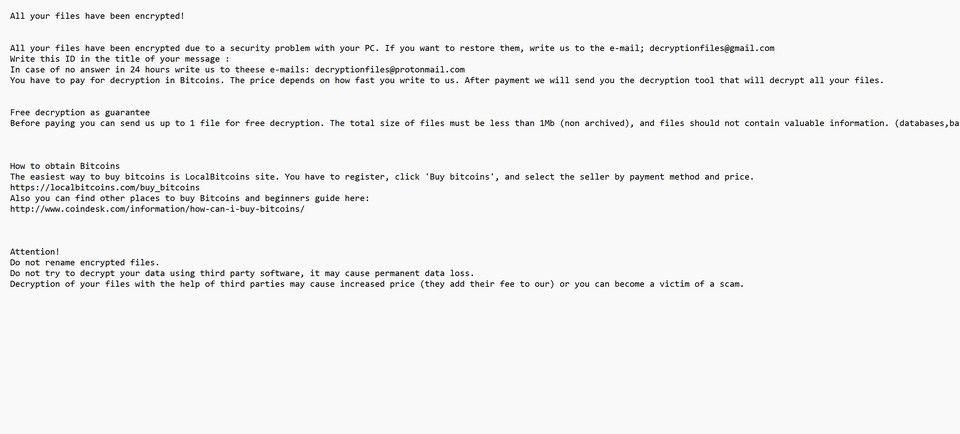Image: Solo ransomware