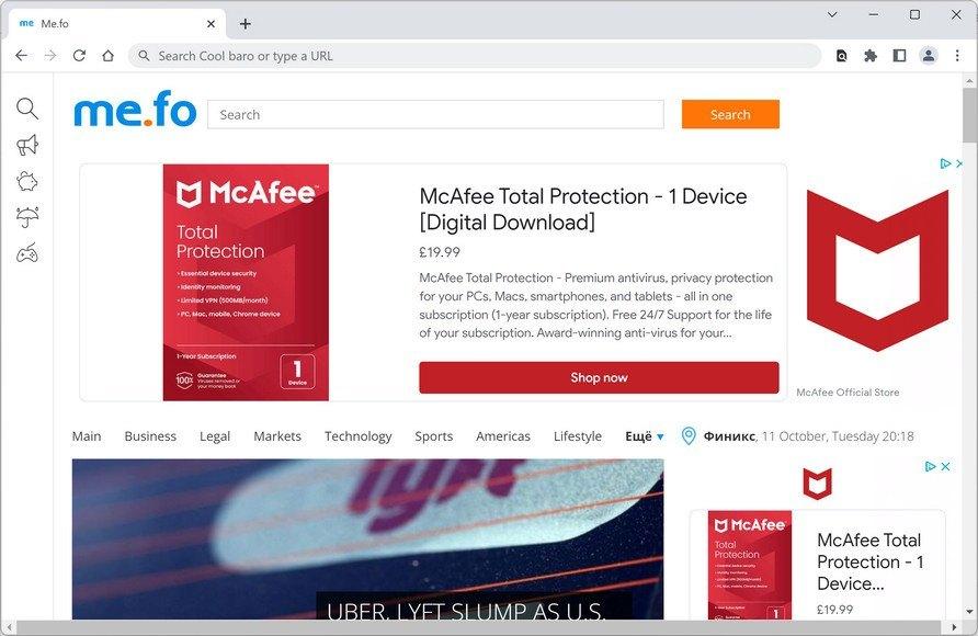 Image: Me.fo browser redirect