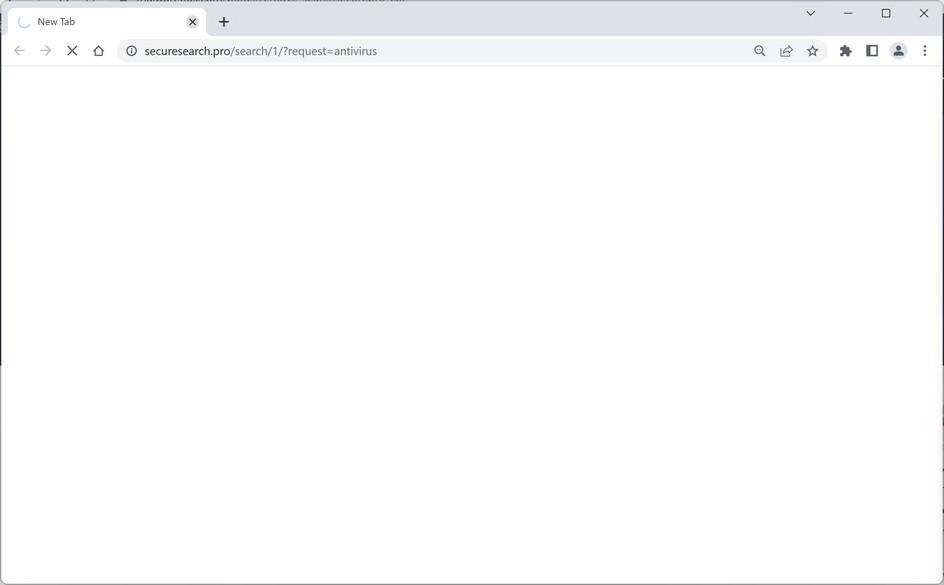 Image: SecureSearch.pro browser redirect