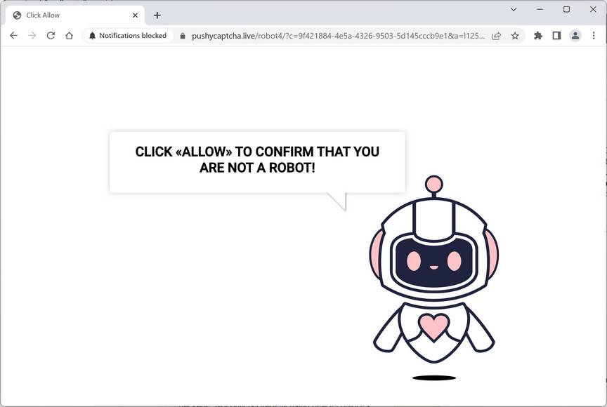 Image: Pushycaptcha.live Ads