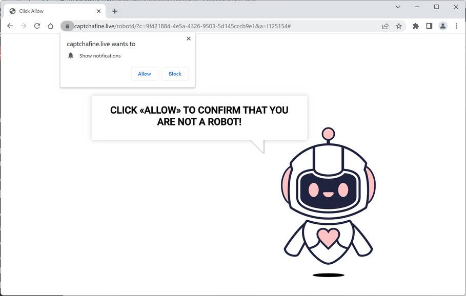 Image: Captcha Fine Live Ads