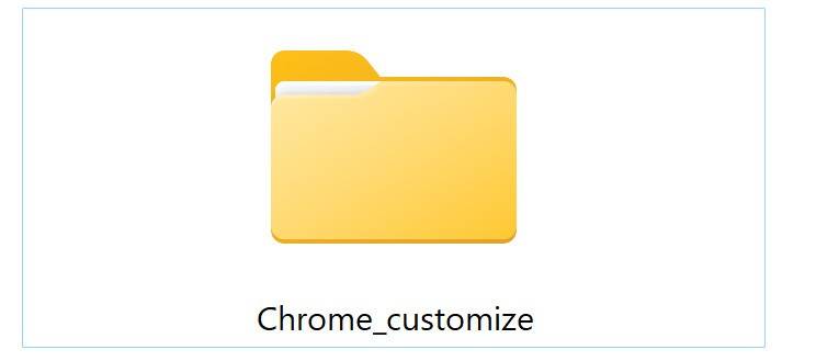 Image: Chrome_Customize Folder Malware