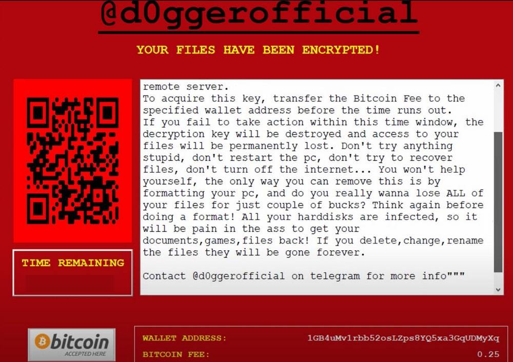 Image: D0ggerofficial ransomware