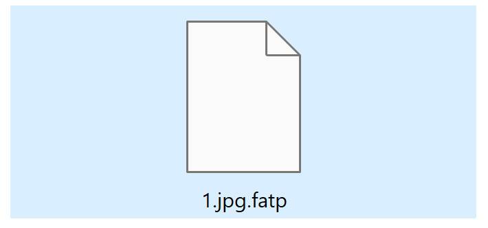 Image: File encrypted by the FATP Ransomware