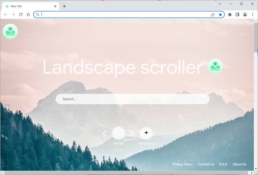 Image: Landscape Scroller Chrome new tab