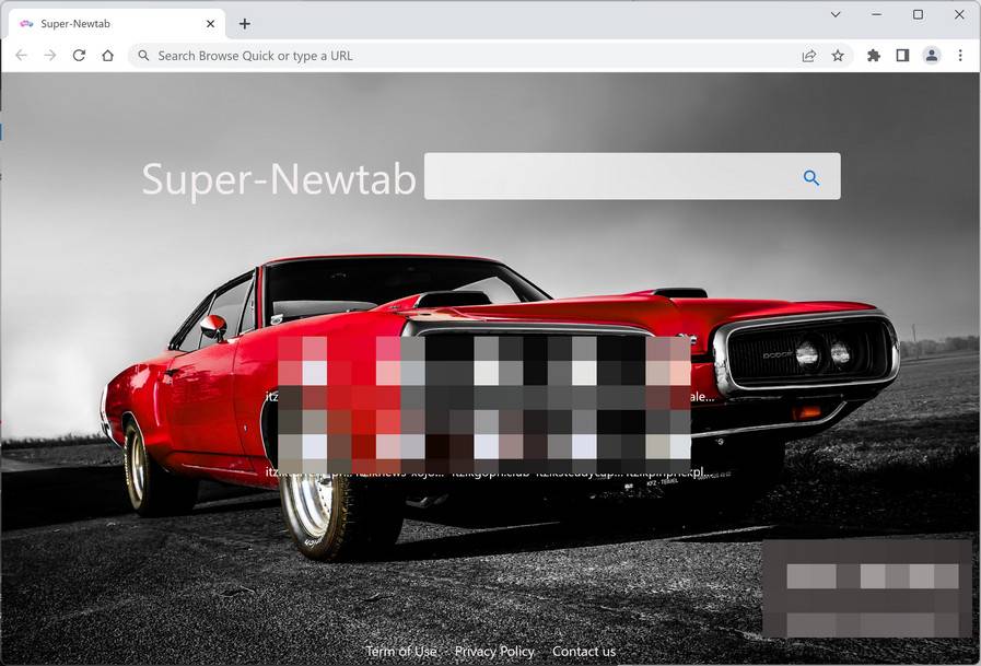 Image: Super-Newtab redirect