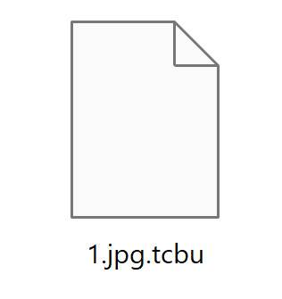 Image: File encrypted by the TCBU Ransomware