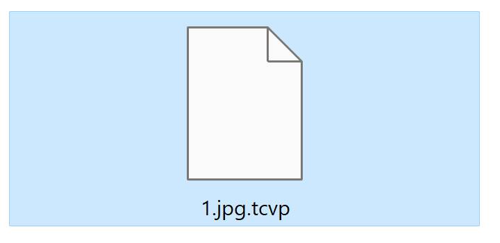 Image: File encrypted by the TCVP Ransomware