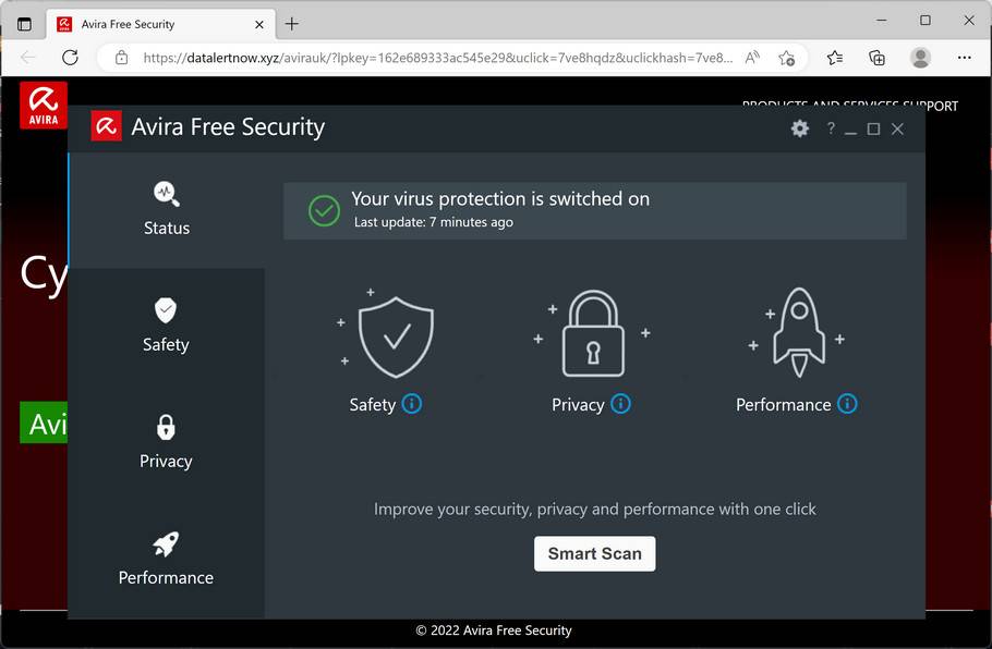 Image: Datalertnow.xyz Fake Alert