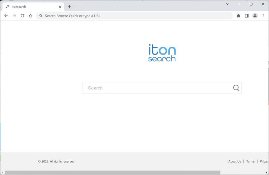 Image: Itonsearch.com browser redirect