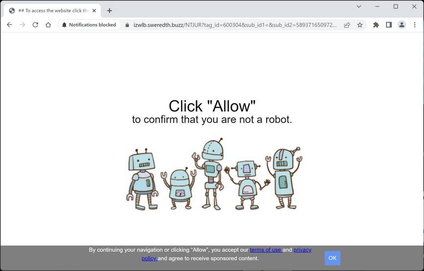 Image: Sweredth.buzz Ads