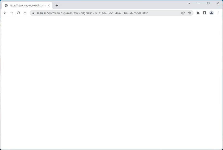 Image: Searc.me browser redirect