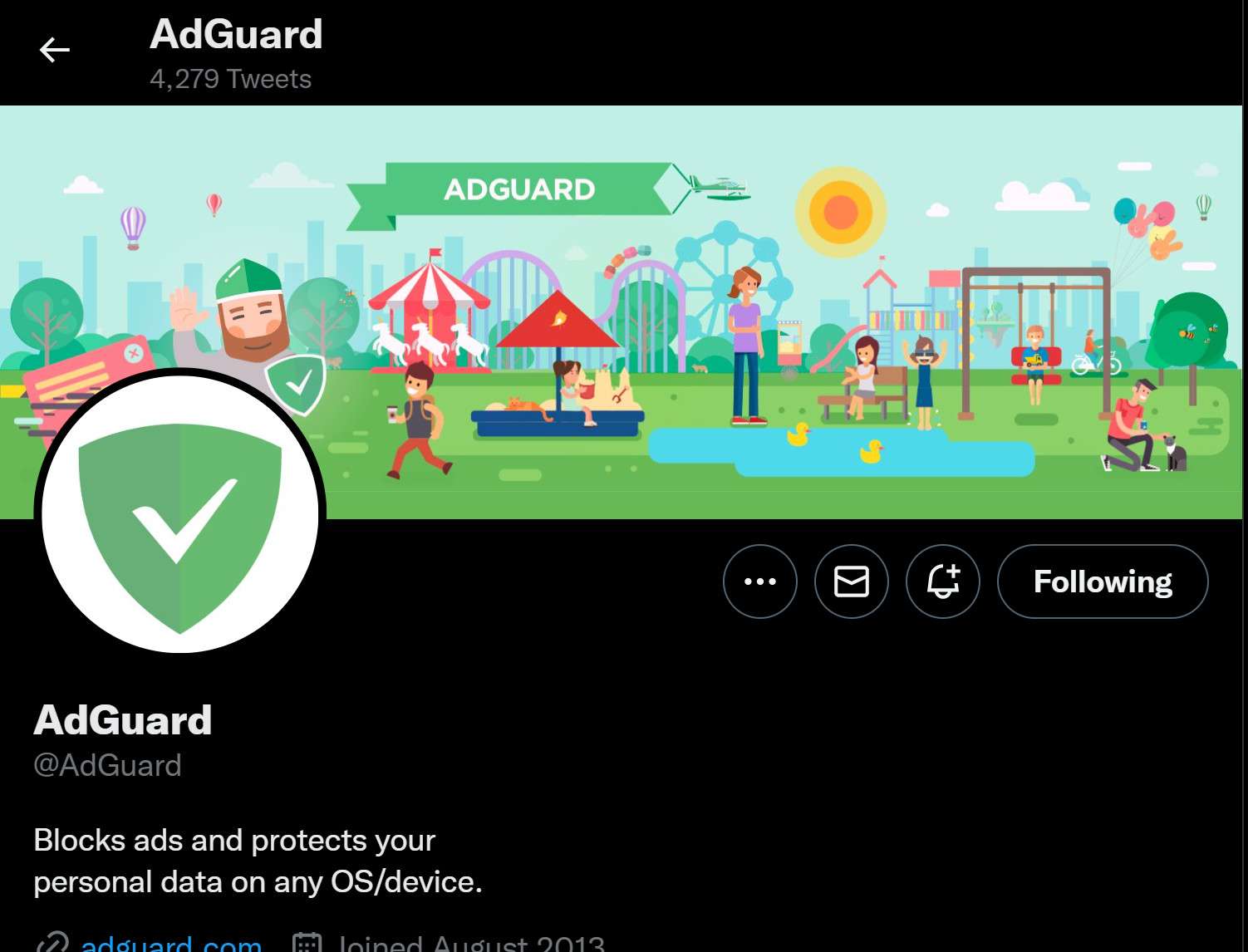 adguard twitter