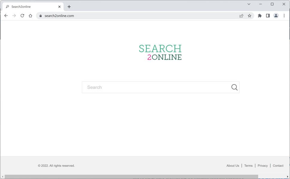 Image: Search2online.com browser redirect