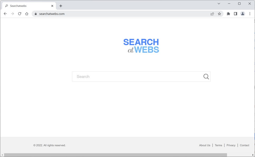 Image: Searchatwebs.com browser redirect