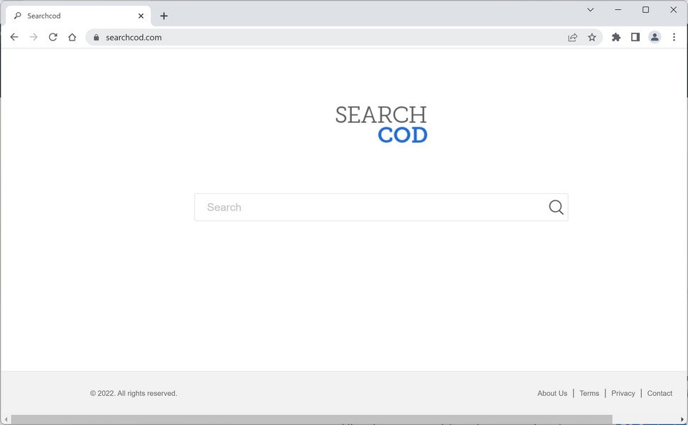 Image: Searchcod.com browser redirect