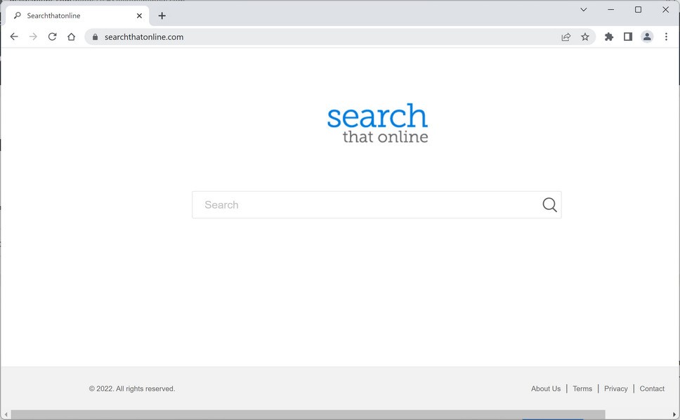 Image: Searchthatonline.com browser redirect