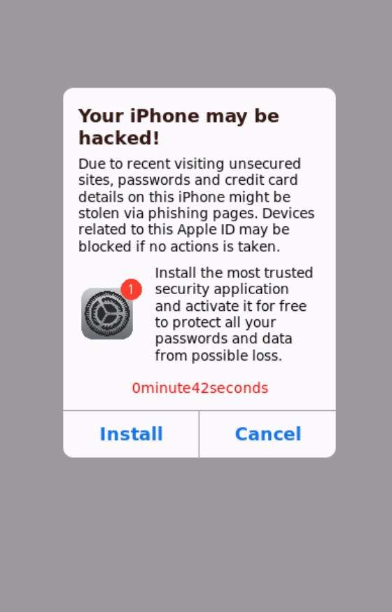 Ads that scare you into thinking your phone has been hacked. : r