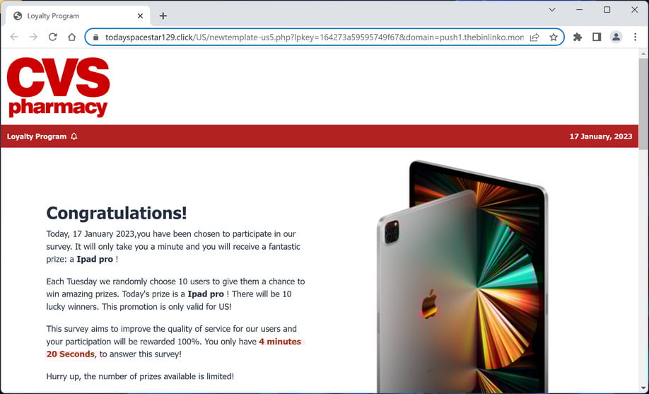 Image: CVS Pharmacy Loyalty Program Scam
