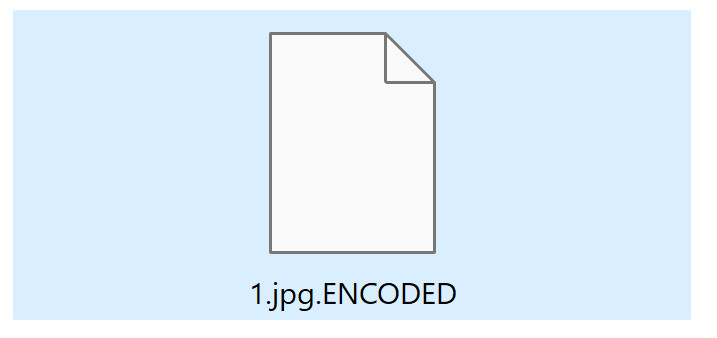 Image: ENCODED ransomware
