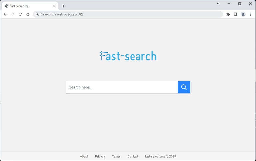 Image: Fast-Search.me Redirect