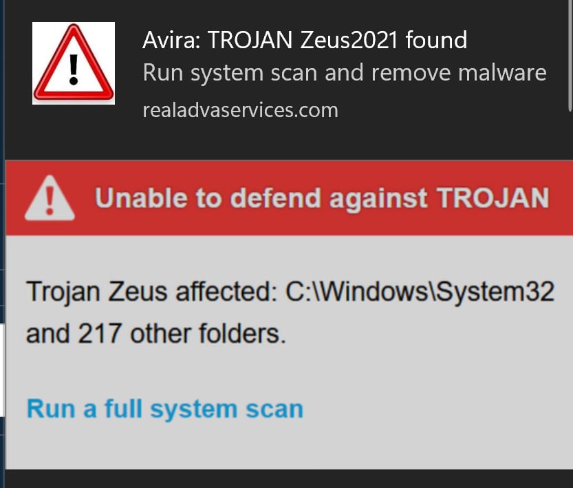 Image: Unable To Defend Against TROJAN Pop-up Ads