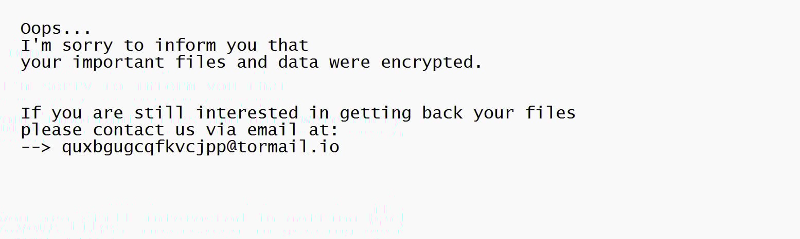 Image: SEIV ransomware