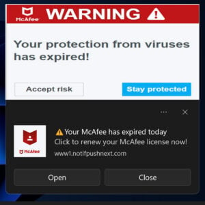 How To Remove "Your McAfee Has Expired Today" Pop-up Scam | MalwareTips ...