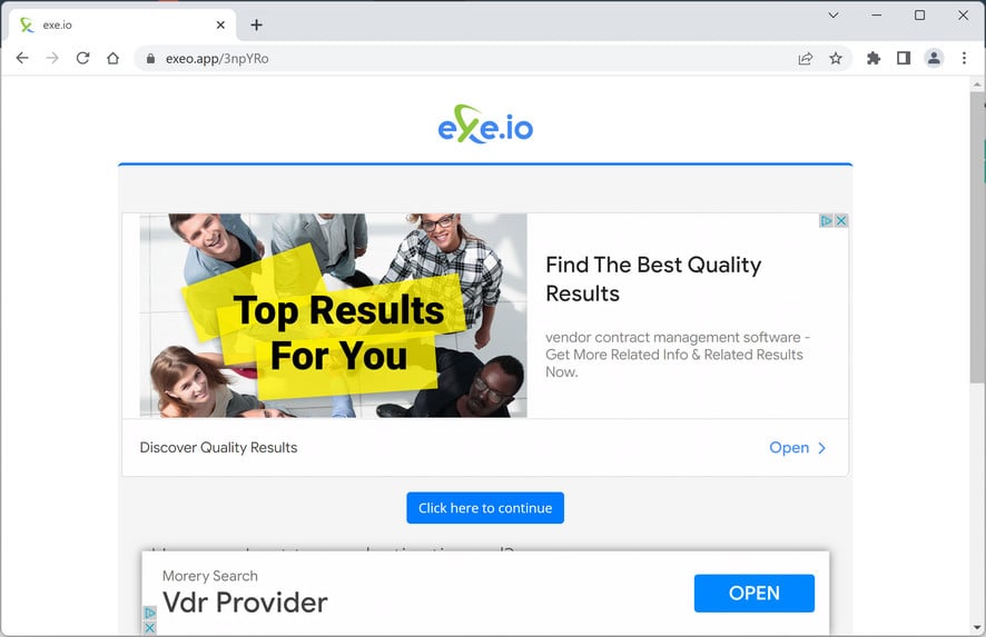 Image: Exeo.app Ads