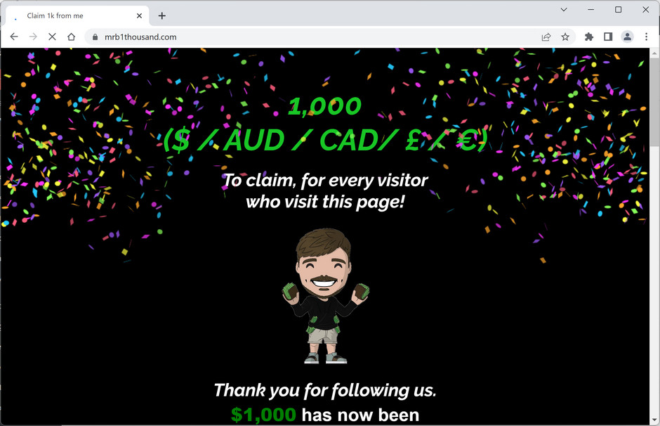 Mrb1thousand.com ads