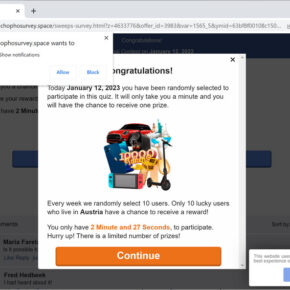Image: Puchophosurvey.space Fake Amazon Survey