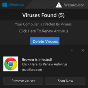 Browser Infected! Click Here To Renew Antivirus