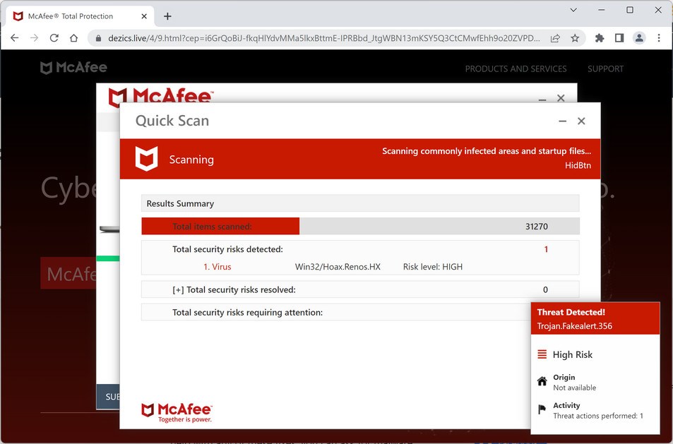 Image: Dezics.live Survey Scam