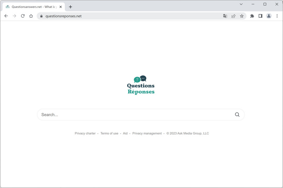 Image: QuestionsReponses.net Browser Redirect
