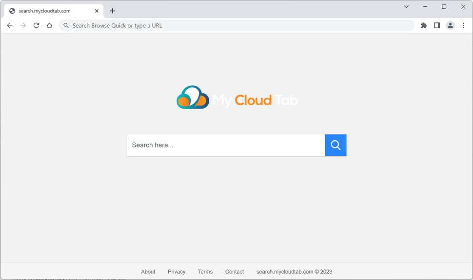 Image: MyCloudTab Chrome new tab page