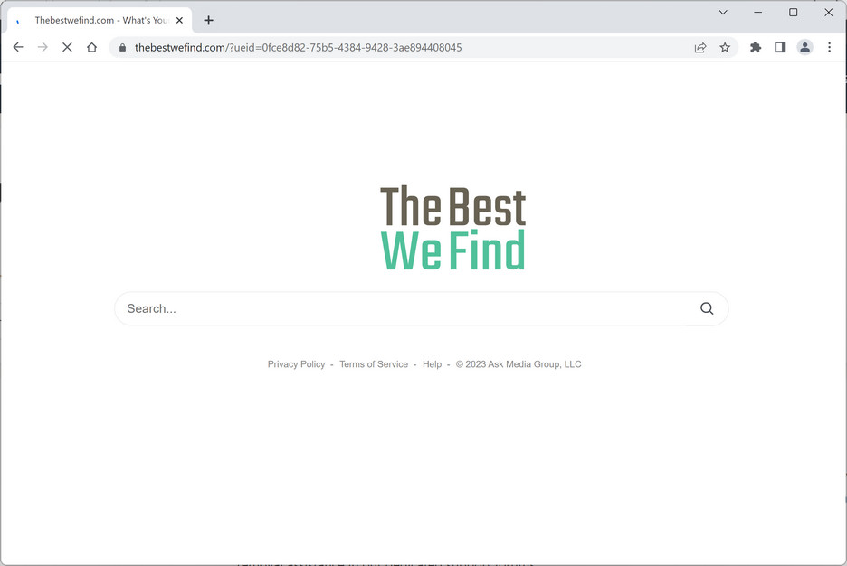 Image: TheBestWeFind.com Browser Redirect