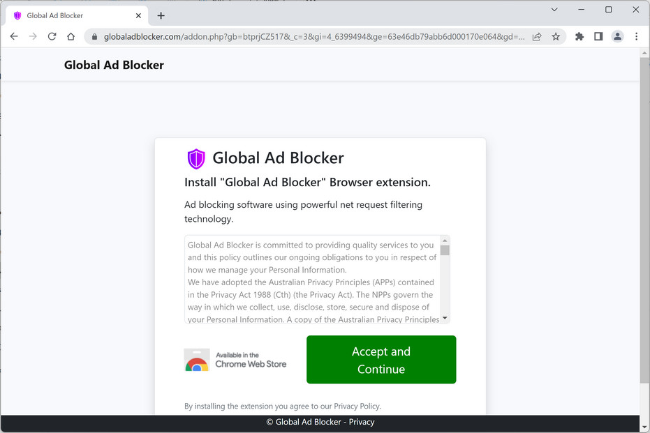 Image: Globaladblocker.com Ads