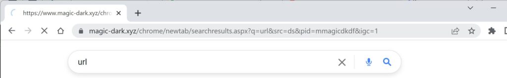Image: magic-dark.xyz Browser Redirect