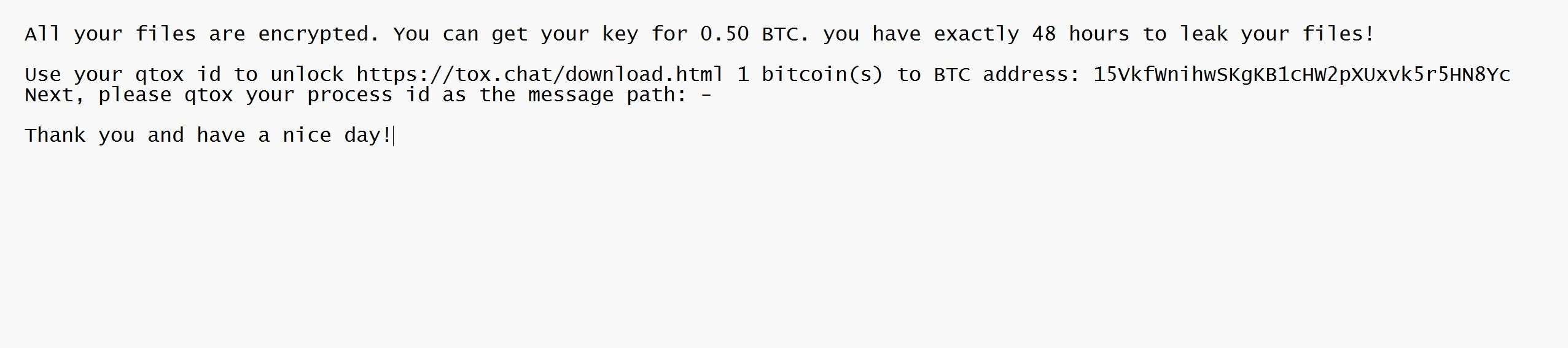 Image: ScytaleSECC ransomware