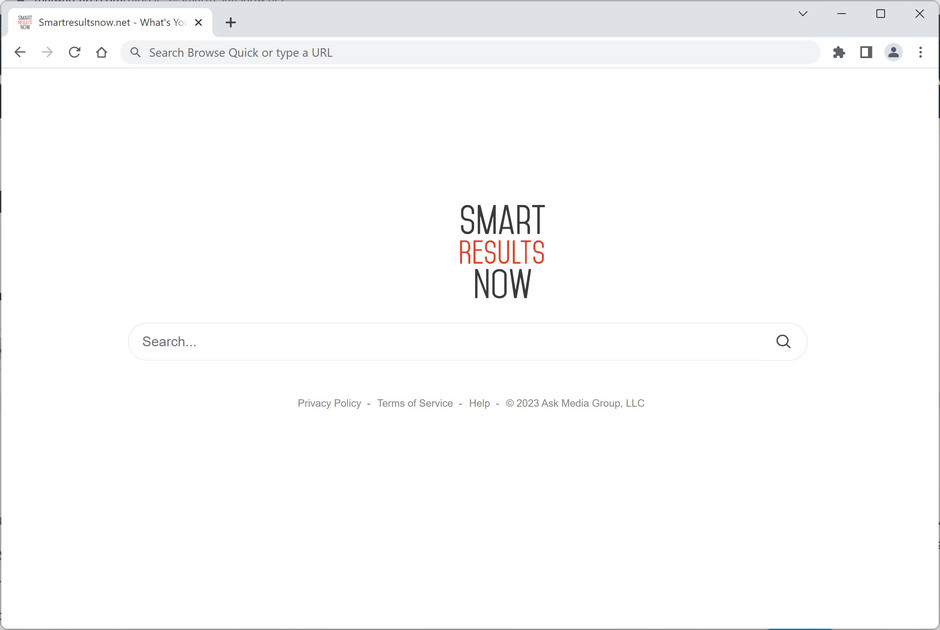Image: SmartResultsNow.net Browser Redirect