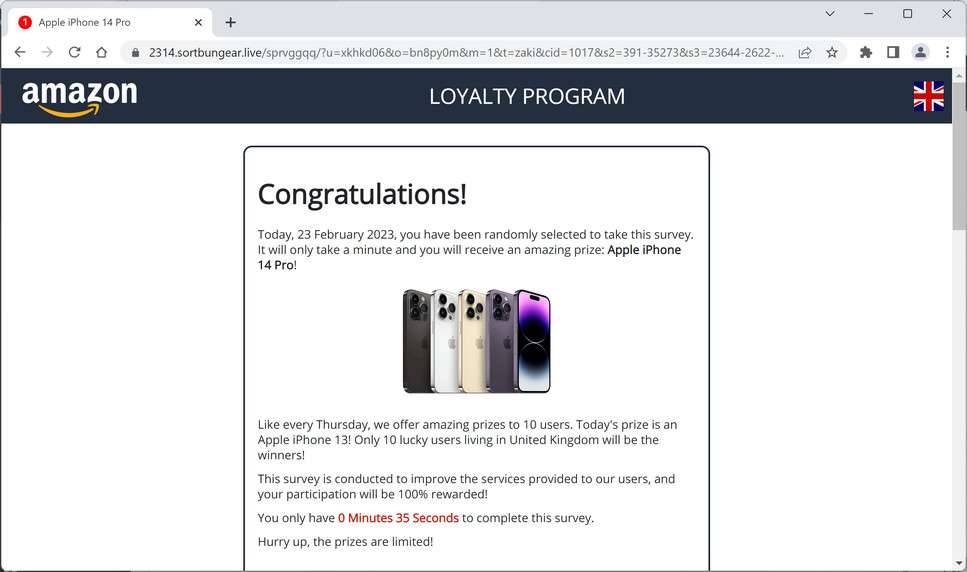 Image: Sortbungear.live ads