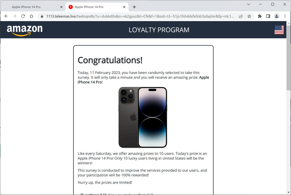Screenshot of Teleemas.live Ads