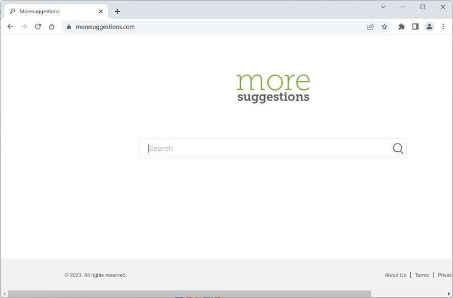 Image: Moresuggestions.com Browser Hijacker