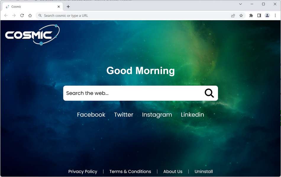 Image: Cosmic Browser Hijacker