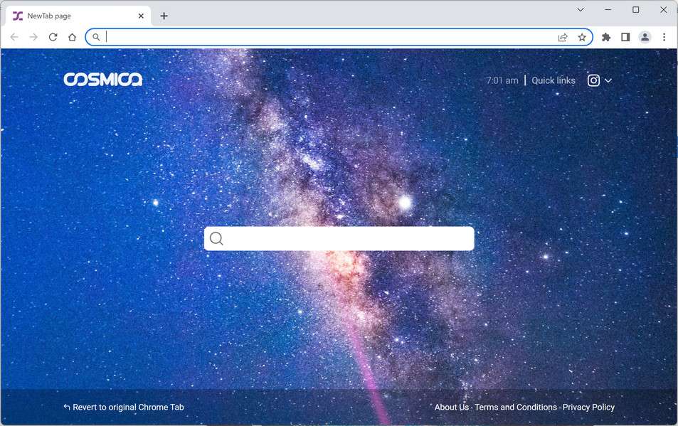 Image: Cosmica Browser Hijacker