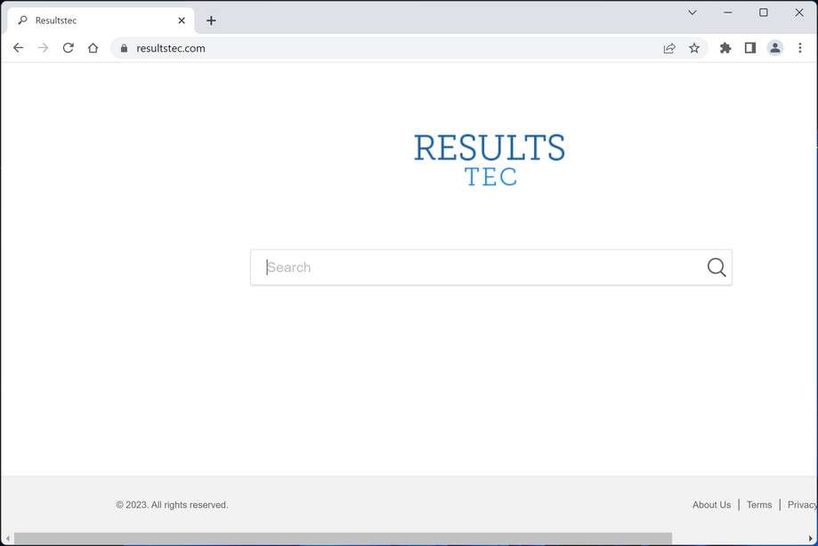Image: Resultstec.com Browser Hijacker