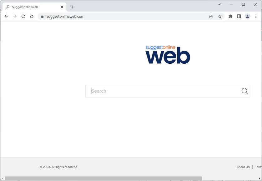 Image: Suggestonlineweb.com Browser Hijacker