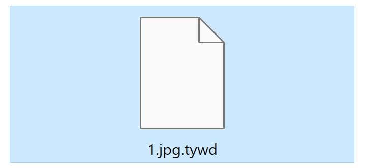 Image: TYWD Files Encrypted