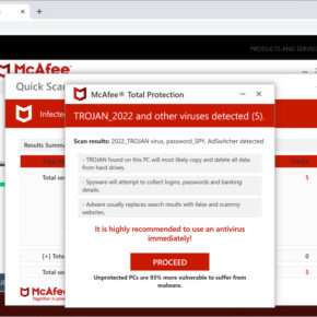 Image: Chrome browser is redirected to Evnilost.xyz