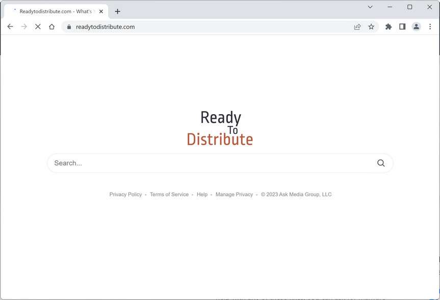 Image: Readytodistribute.com Browser Hijacker